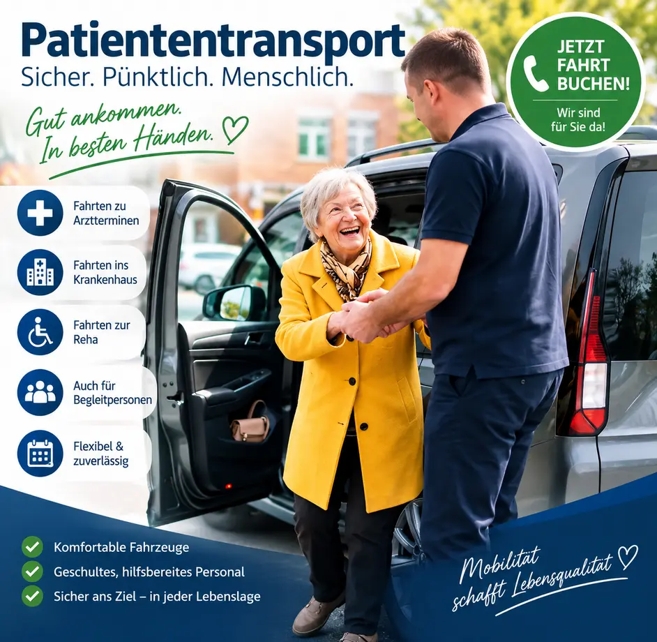 Patiententransport Sicher ankomm