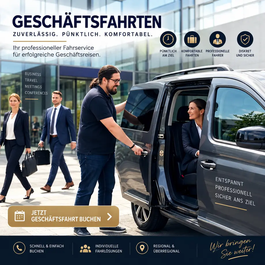 Zuverlässige Geschäftsfahrten im